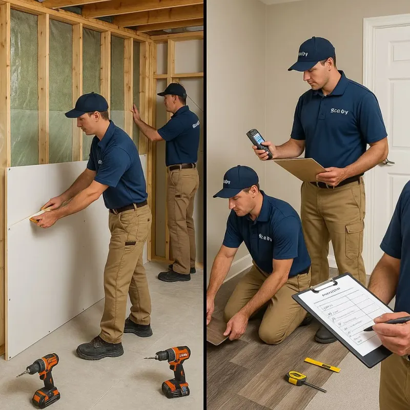 Repairs and Reconstruction process in East Uniontown, PA