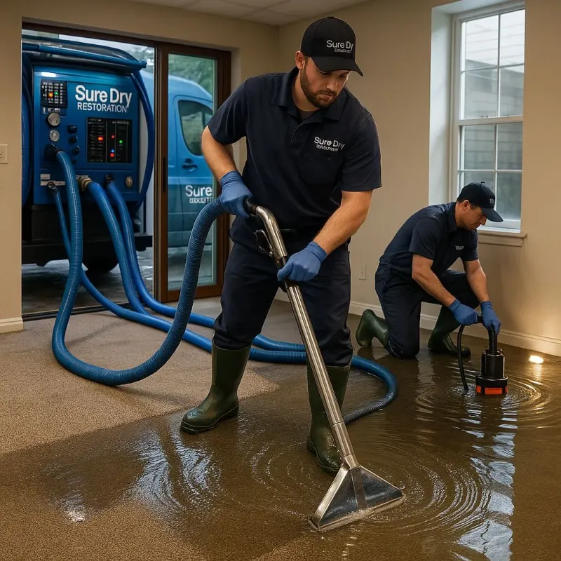 Water Extraction and Removal process in East Uniontown, PA